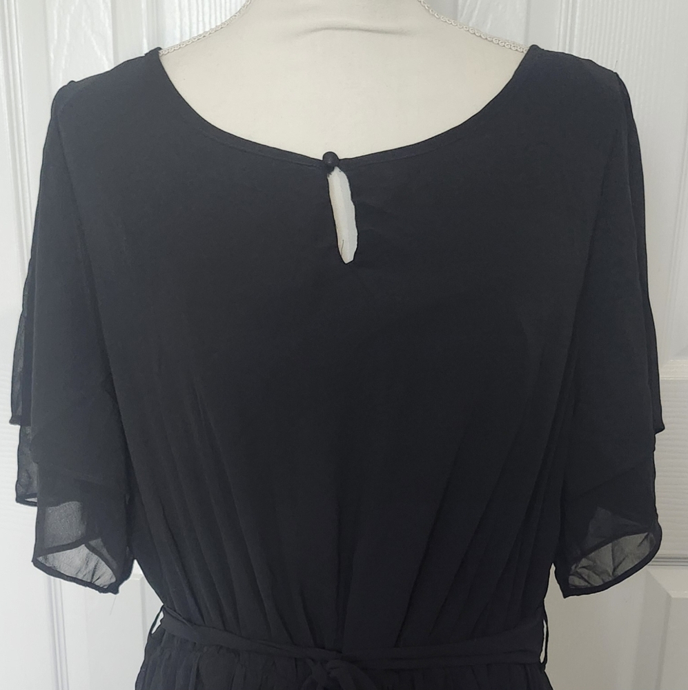 Pinup fashion black dress Size 18 - Picture 2 of 11